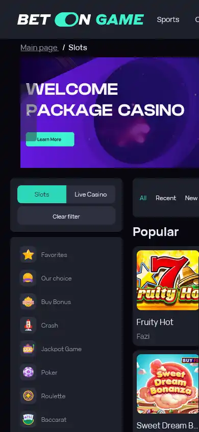 BetOnGame Casino screenshot 4