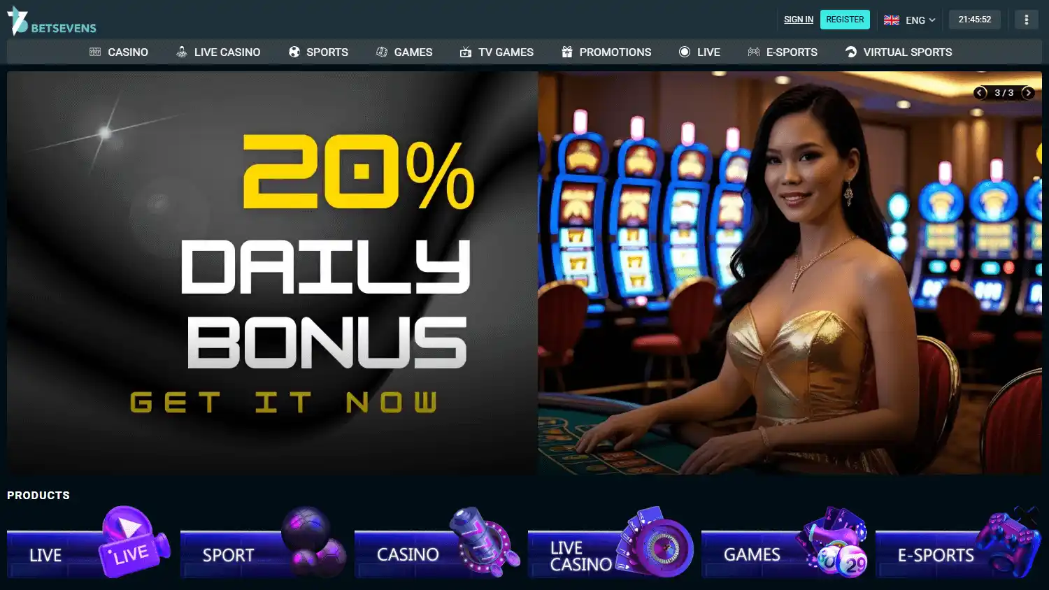 Bet-sevens Casino screenshot 1