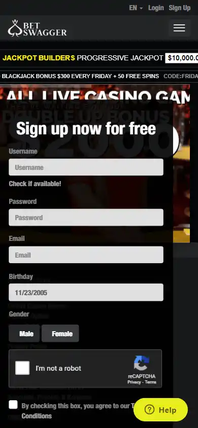 Bet Swagger Casino screenshot 3