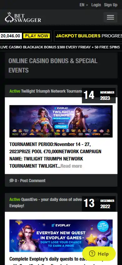 Bet Swagger Casino screenshot 4