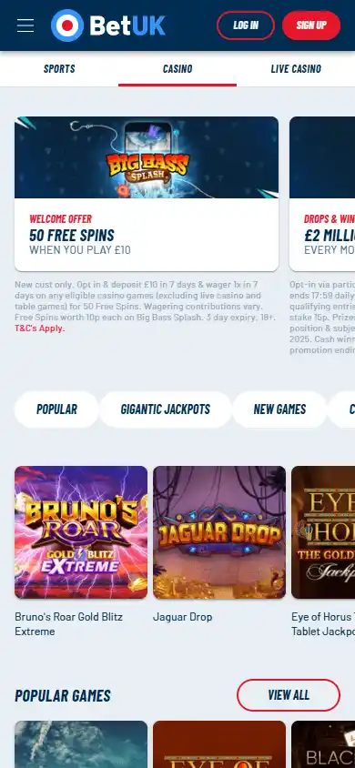 Bet UK Casino screenshot 5