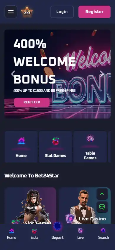 Bet24Star Casino screenshot 4