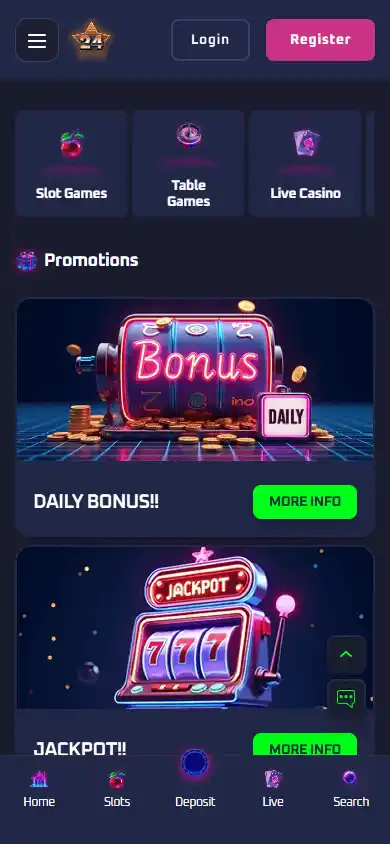Bet24Star Casino screenshot 6