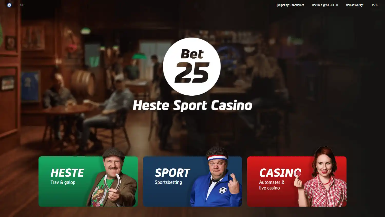 Bet25 Casino screenshot 1