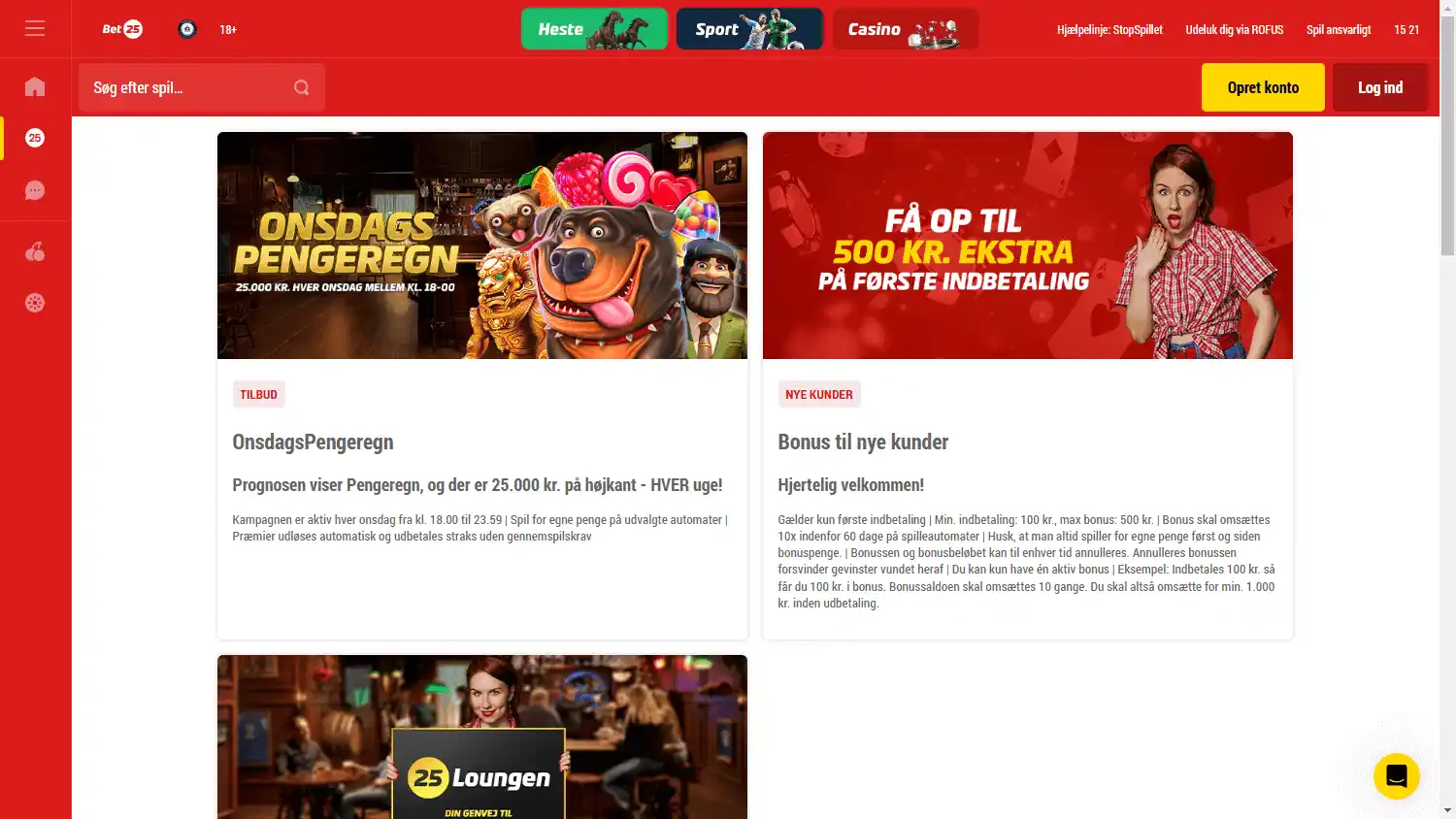 Bet25 Casino screenshot 4