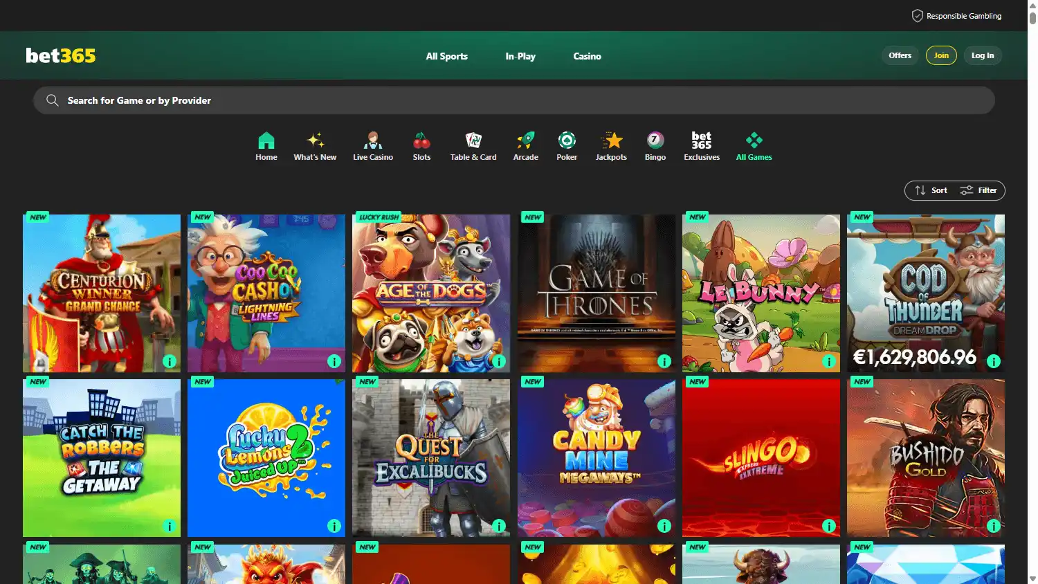 bet365 Casino screenshot 2