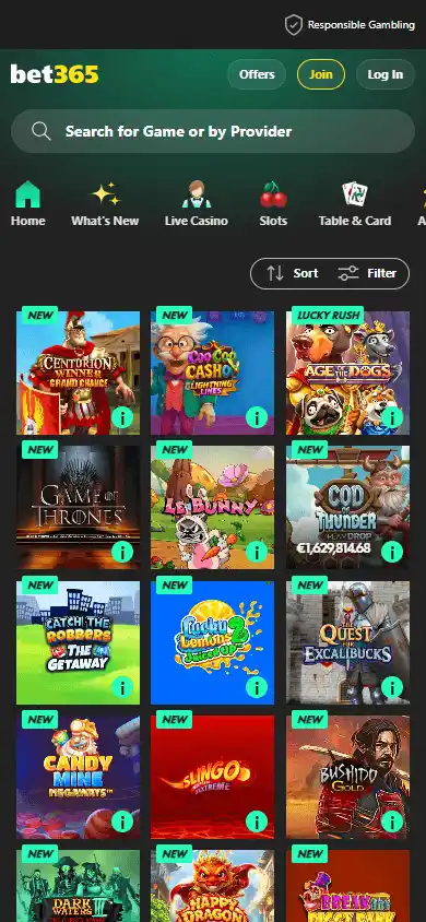 bet365 Casino screenshot 5
