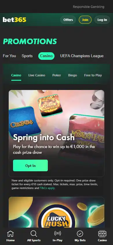 bet365 Casino screenshot 6