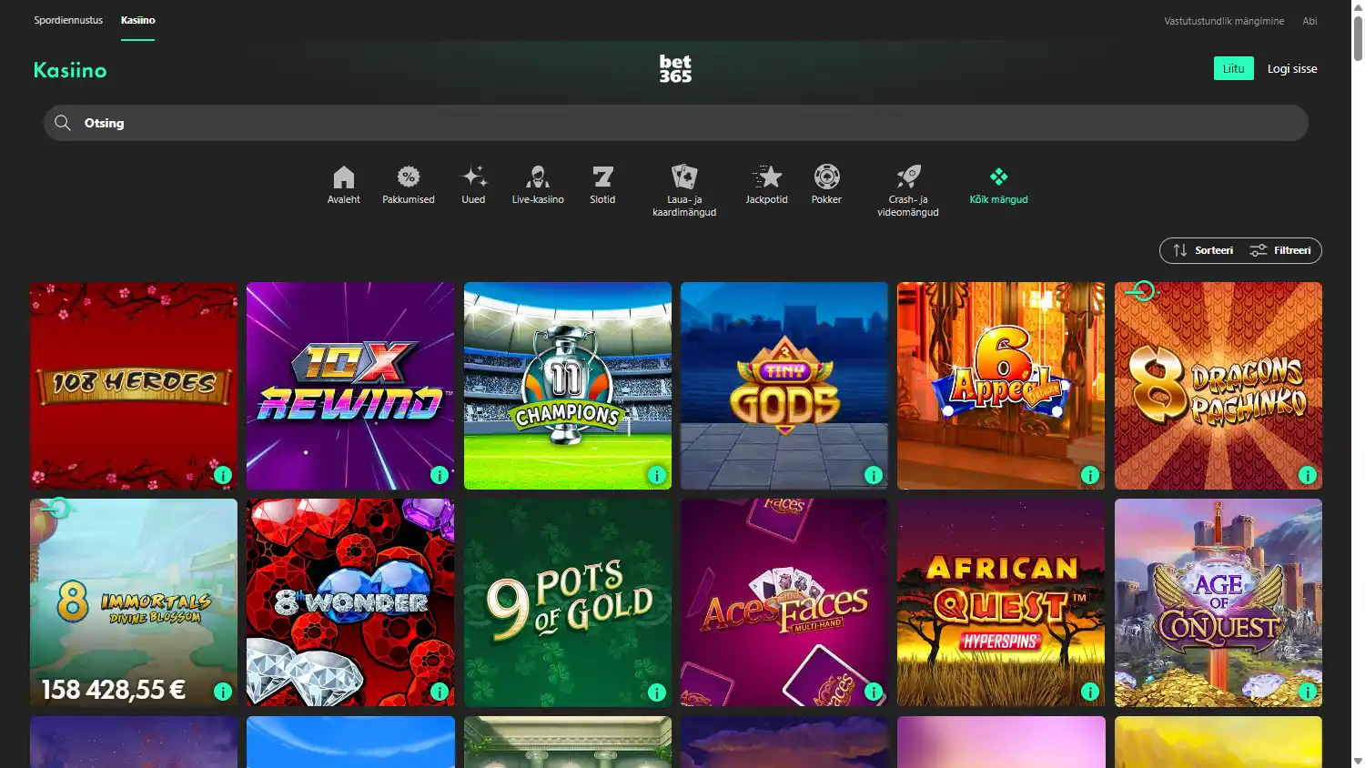 bet365 Casino screenshot 2