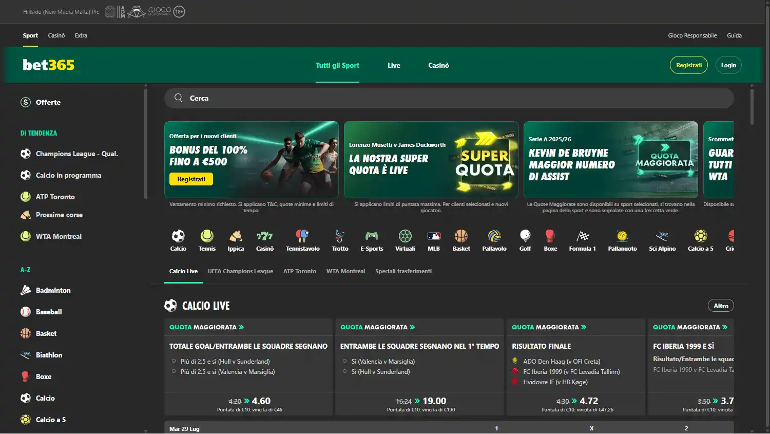 bet365 Casino IT screenshot 1