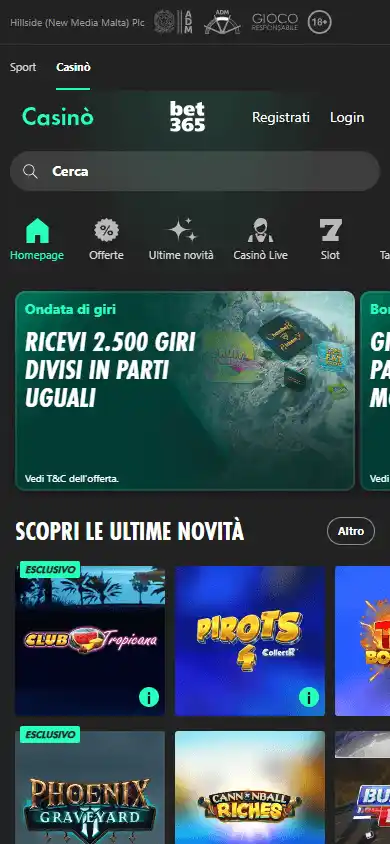 bet365 Casino IT screenshot 5