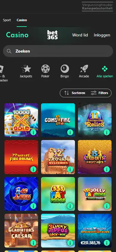 bet365 Casino NL screenshot 5