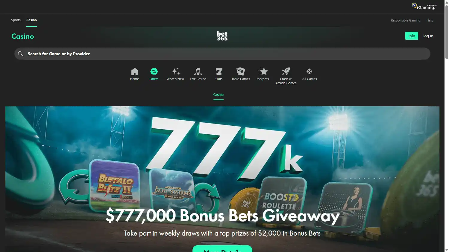 bet365 Casino screenshot 3