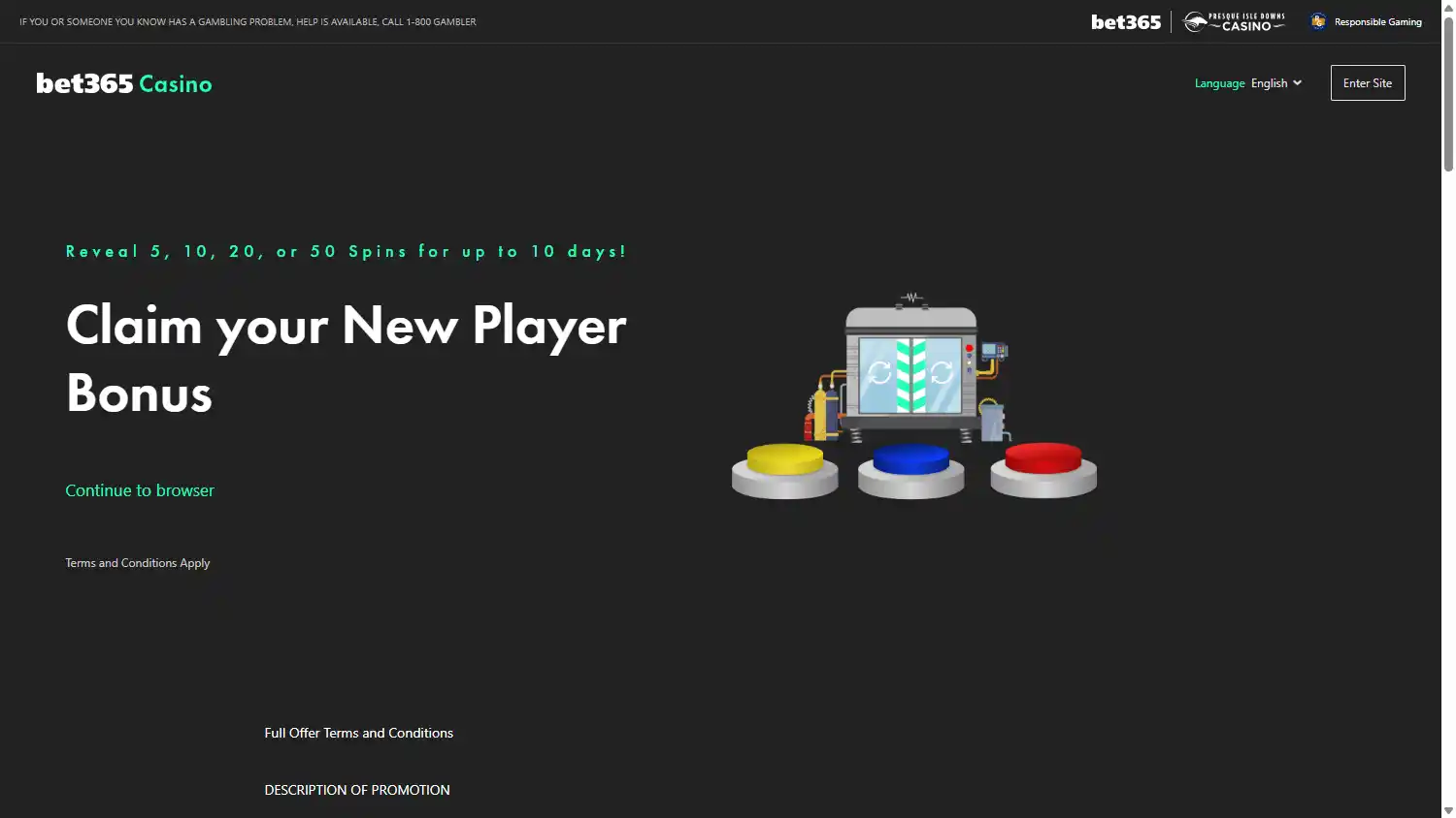 bet365 Casino screenshot 1