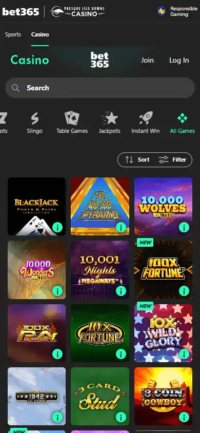 bet365 Casino screenshot 5
