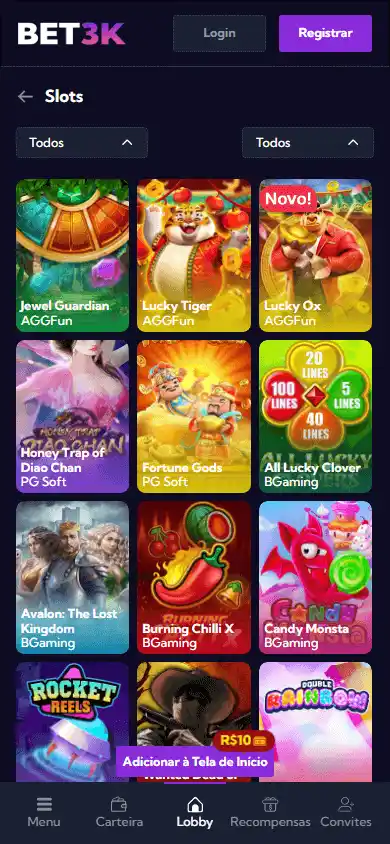 Bet3K Casino screenshot 5