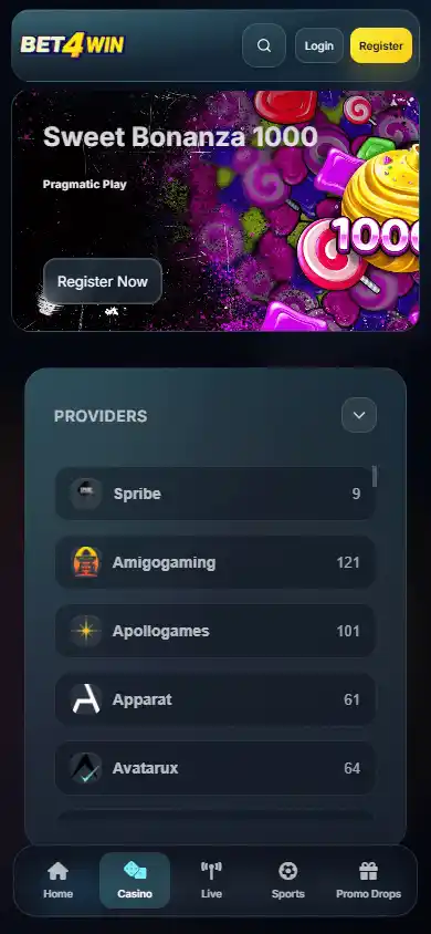 Bet4Win Casino screenshot 5