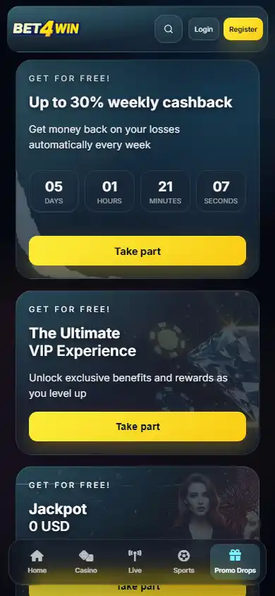 Bet4Win Casino screenshot 6