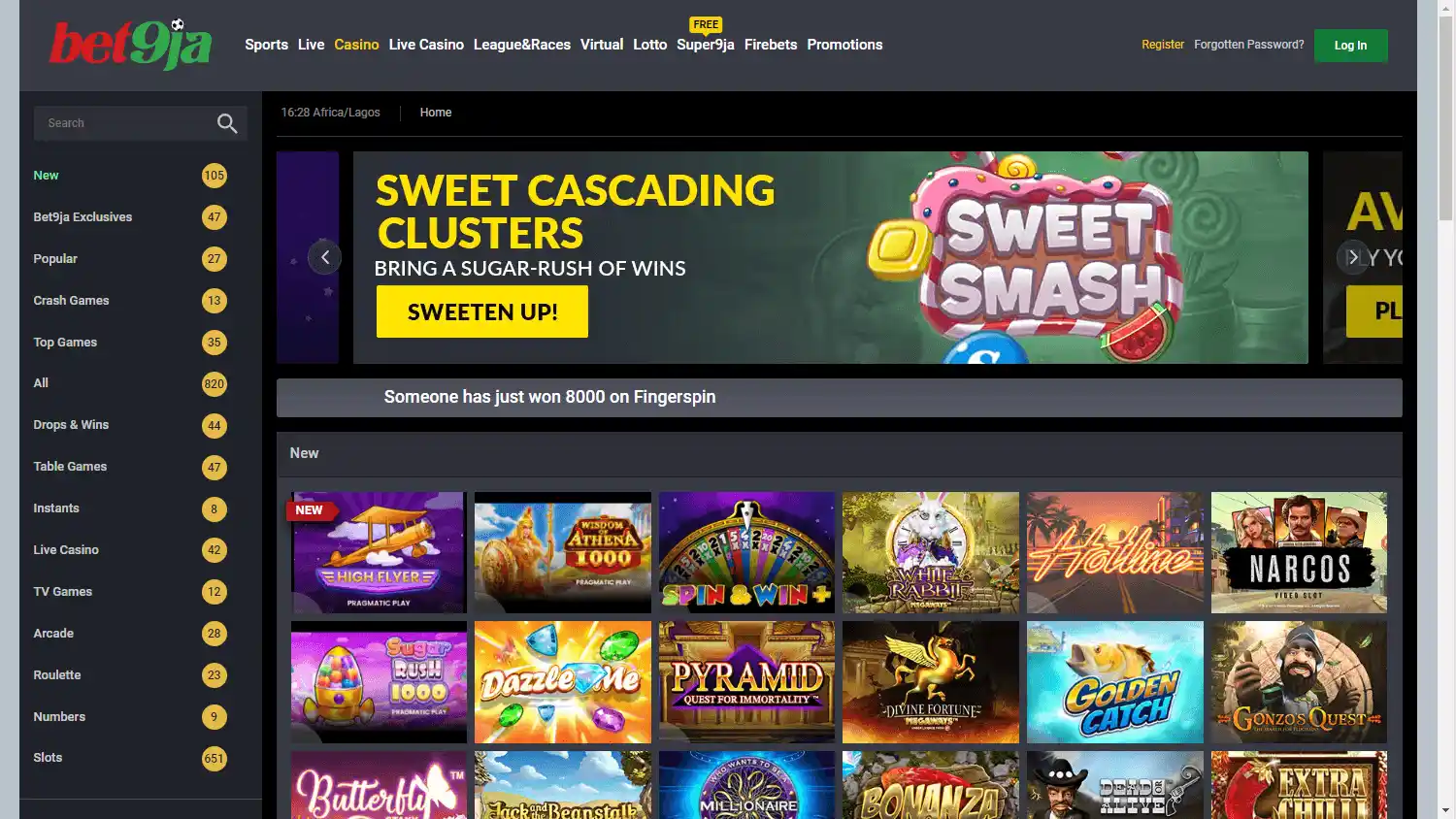 Bet9ja Casino screenshot 2