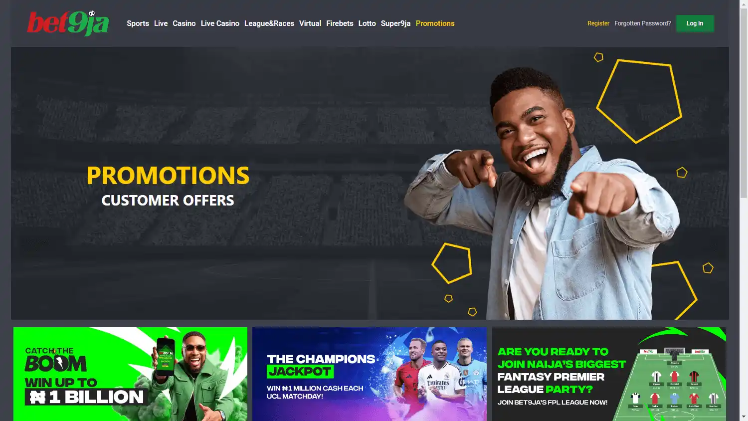 Bet9ja Casino screenshot 3