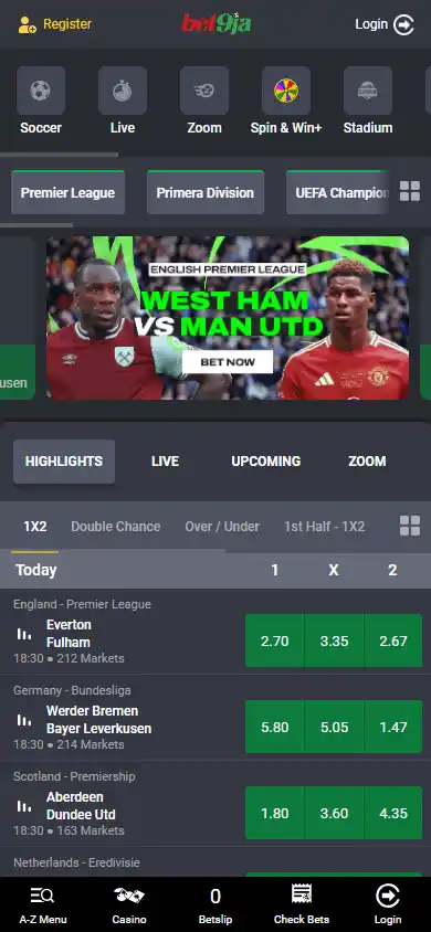 Bet9ja Casino screenshot 4