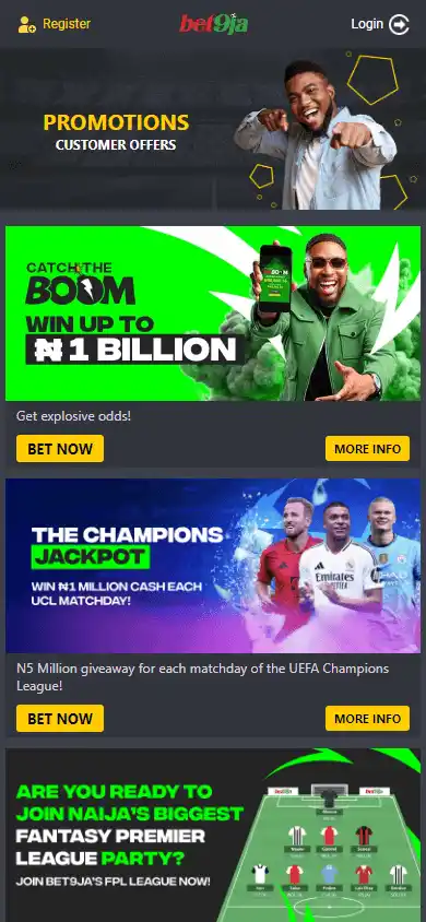 Bet9ja Casino screenshot 5