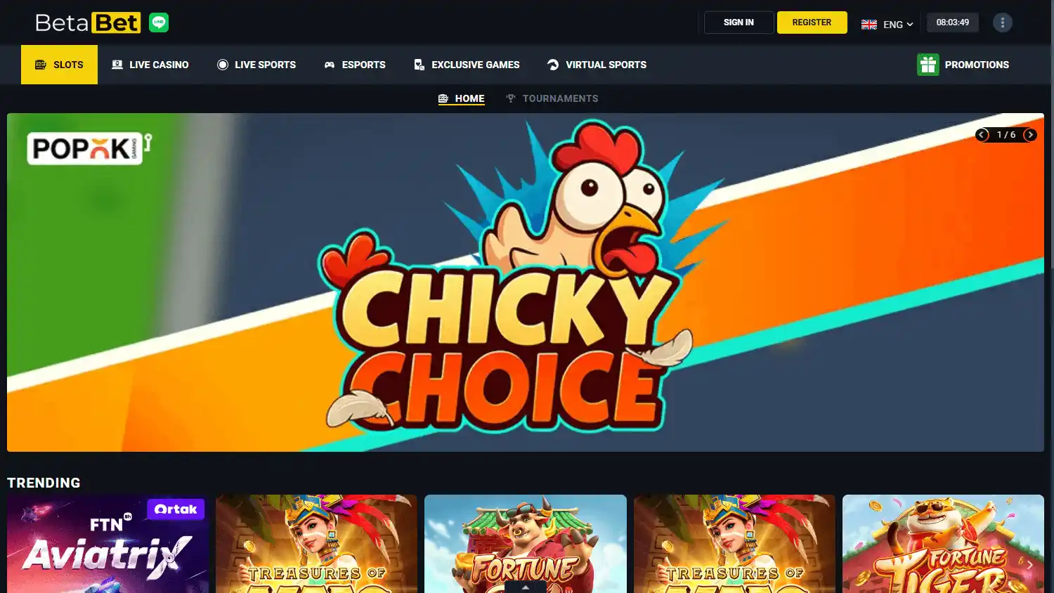 BetaBet Casino screenshot 2