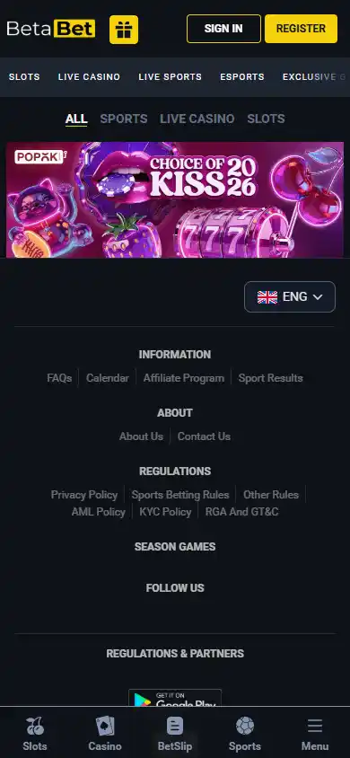 BetaBet Casino screenshot 6