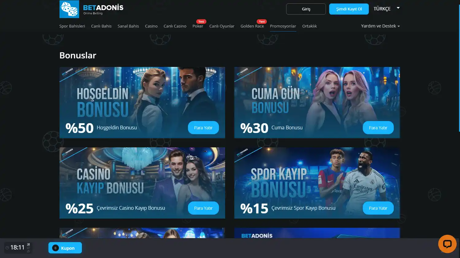 BetAdonis Casino screenshot 3