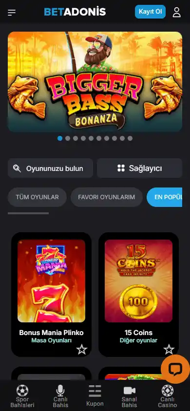 BetAdonis Casino screenshot 5