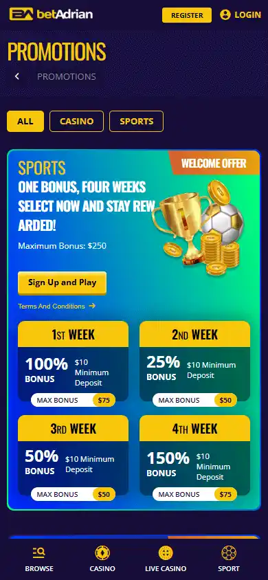 BetAdrian Casino screenshot 6