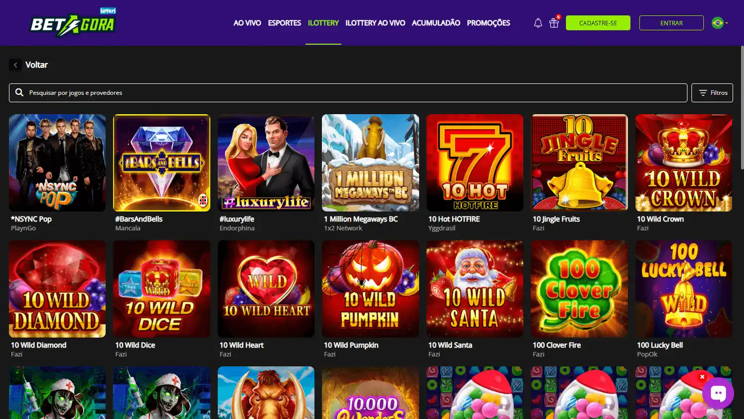 Bet Agora Casino screenshot 2