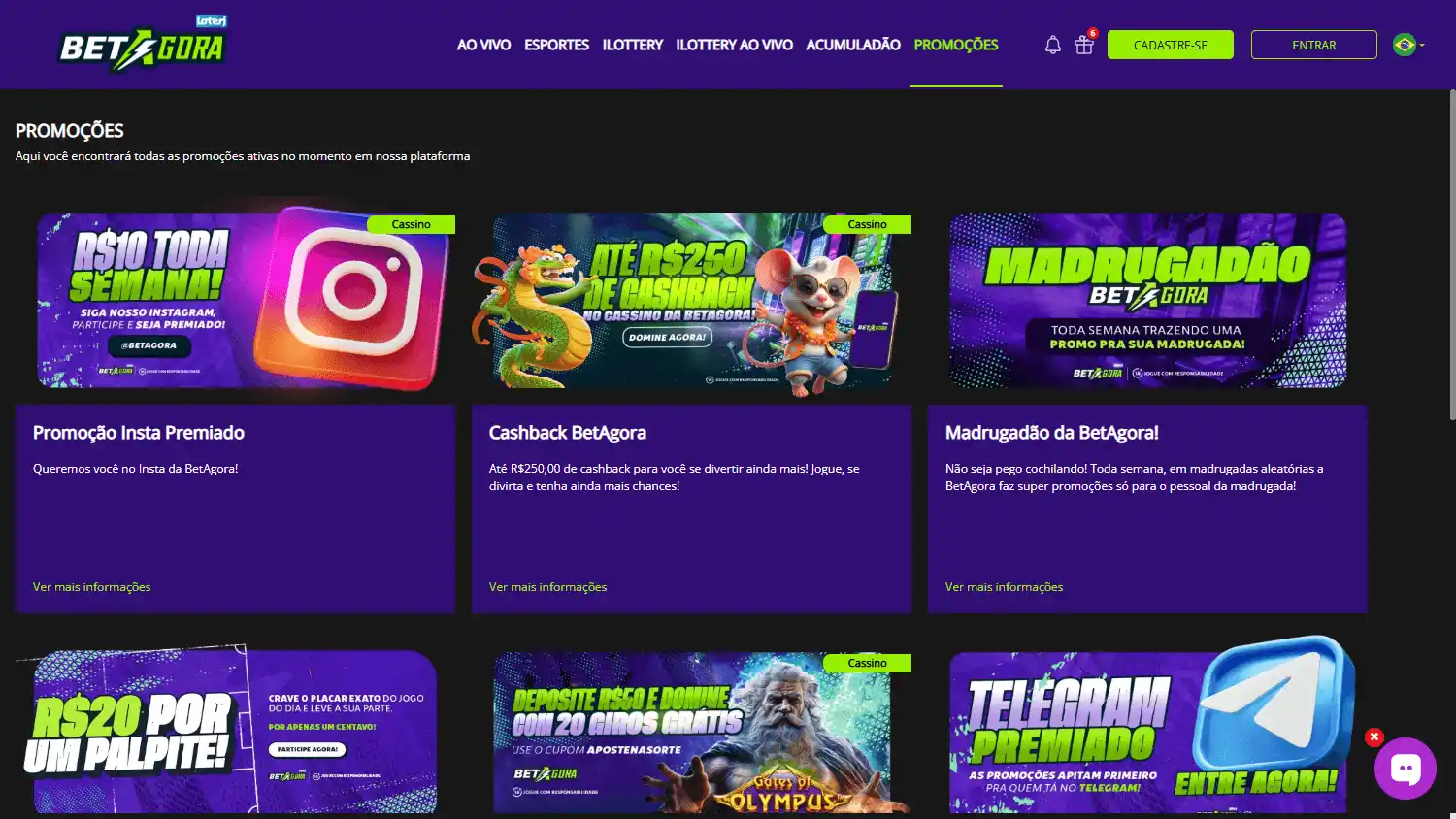 Bet Agora Casino screenshot 3