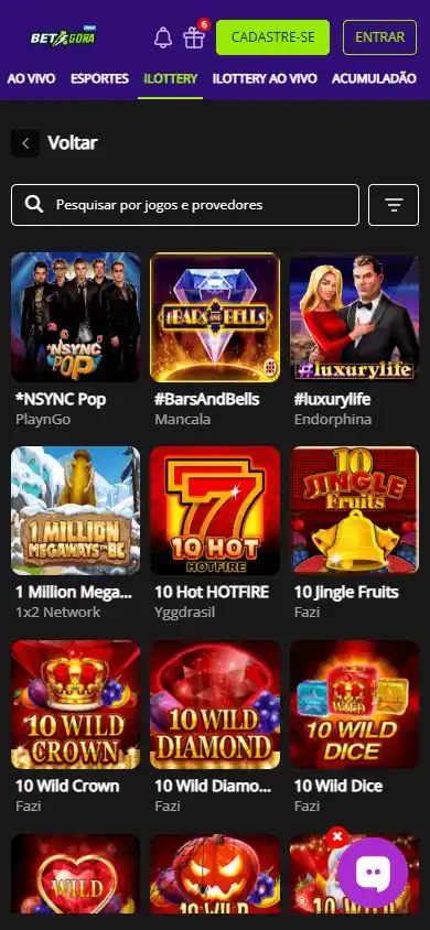 Bet Agora Casino screenshot 5