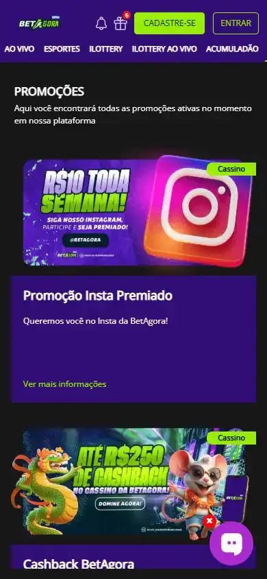 Bet Agora Casino screenshot 6