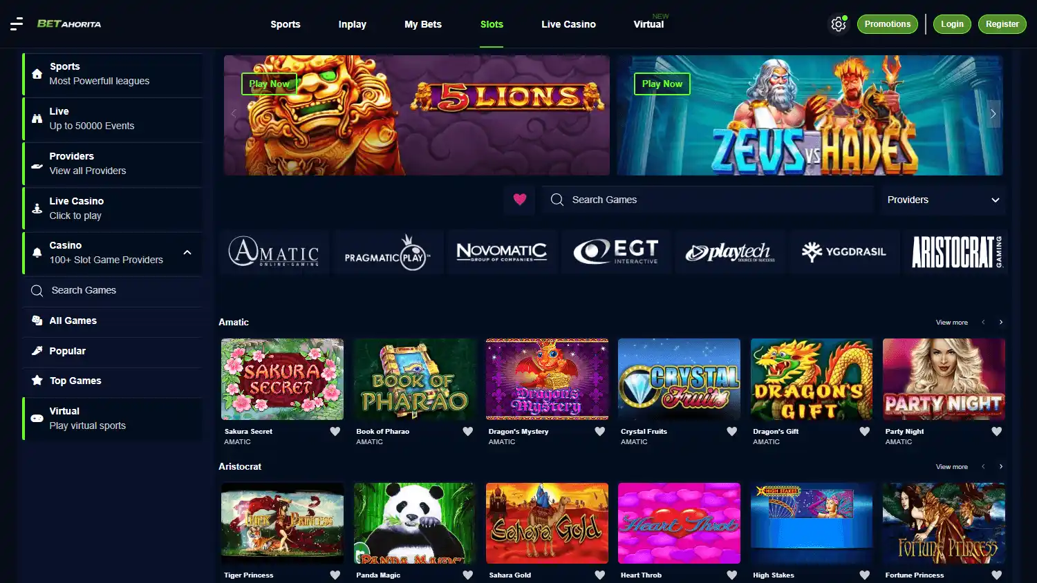 BetAhorita Casino screenshot 2