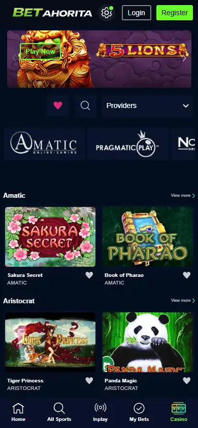 BetAhorita Casino screenshot 4