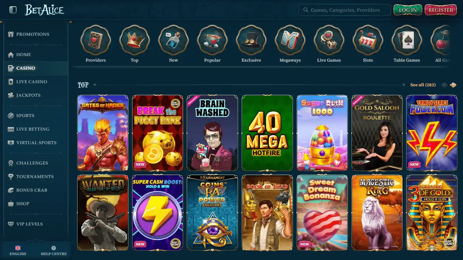 BetAlice Casino screenshot 2