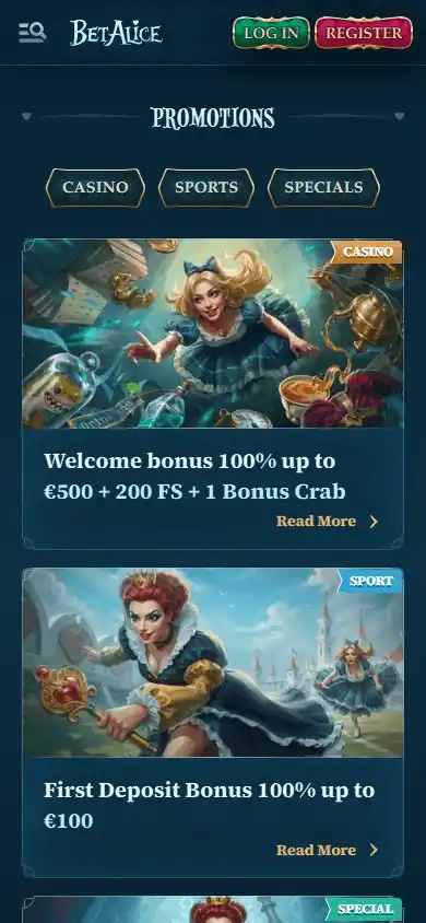 BetAlice Casino screenshot 6