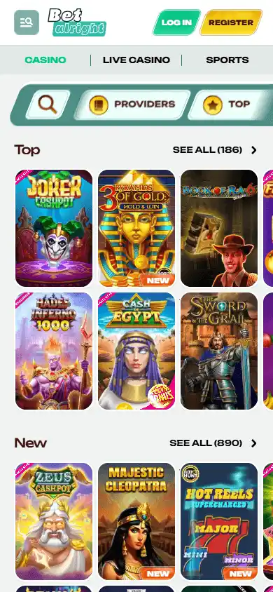 Betalright Casino screenshot 5