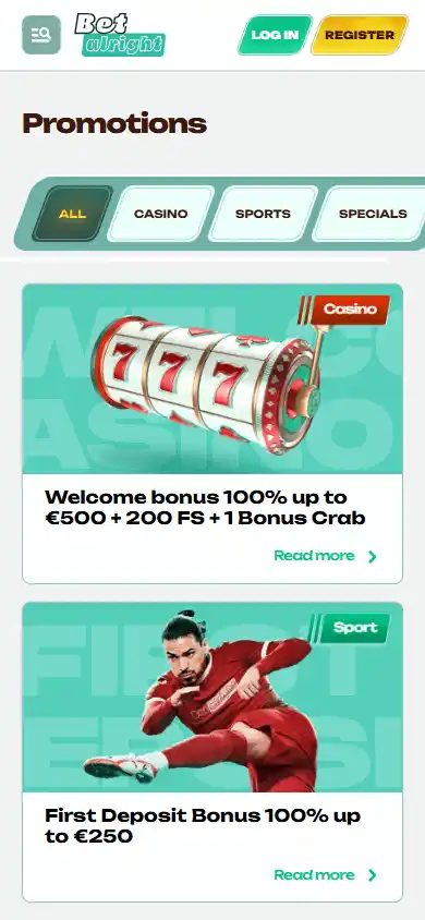 Betalright Casino screenshot 6