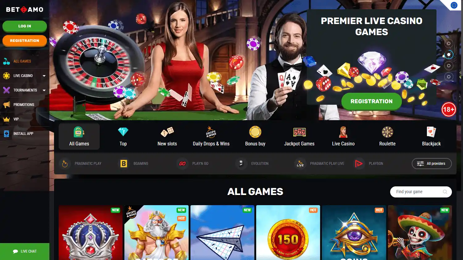 BetAmo Casino screenshot 2