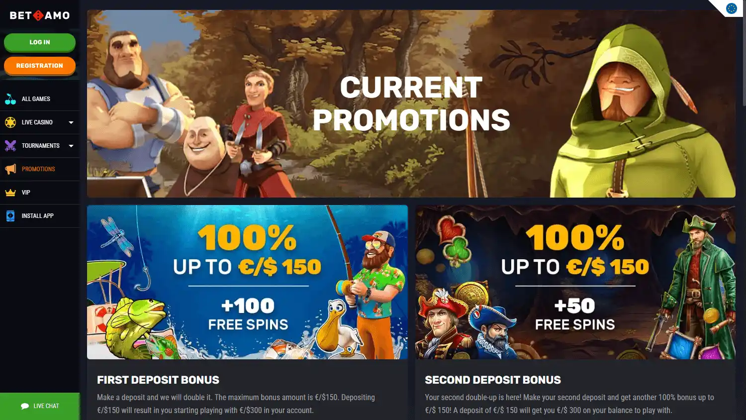 BetAmo Casino screenshot 3