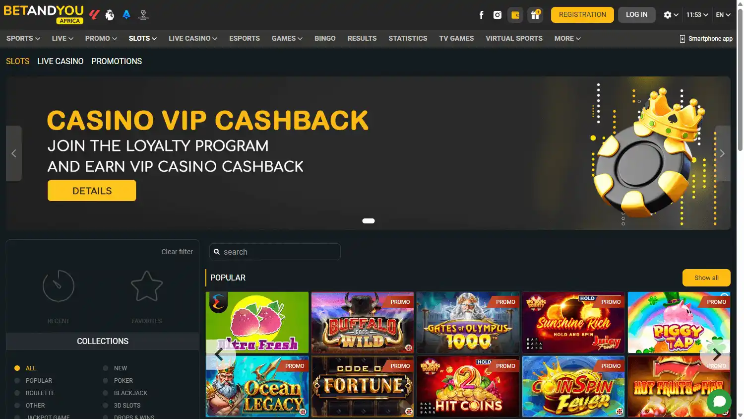 BETANDYOU Africa Casino screenshot 2