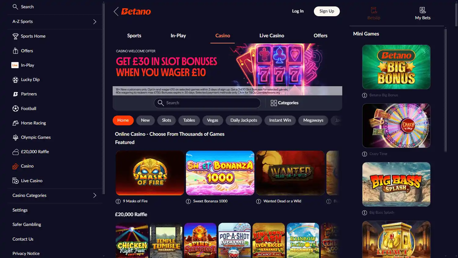Betano Casino screenshot 2
