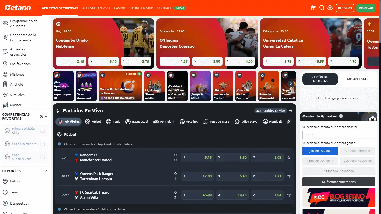 Betano Casino CL screenshot 1