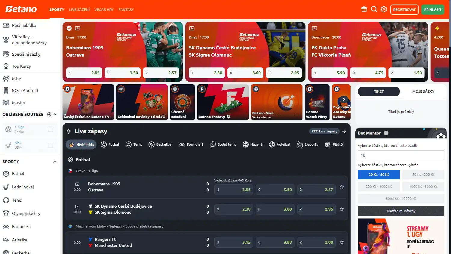 Betano Casino CZ screenshot 1