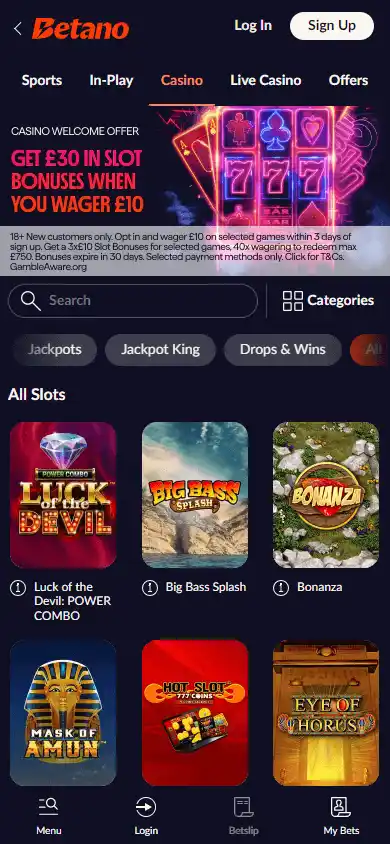 Betano Casino screenshot 6