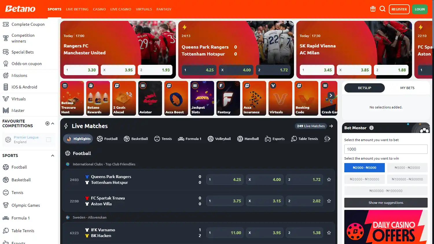 Betano Casino screenshot 1
