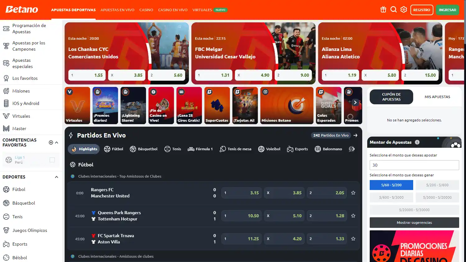 Betano Casino screenshot 1